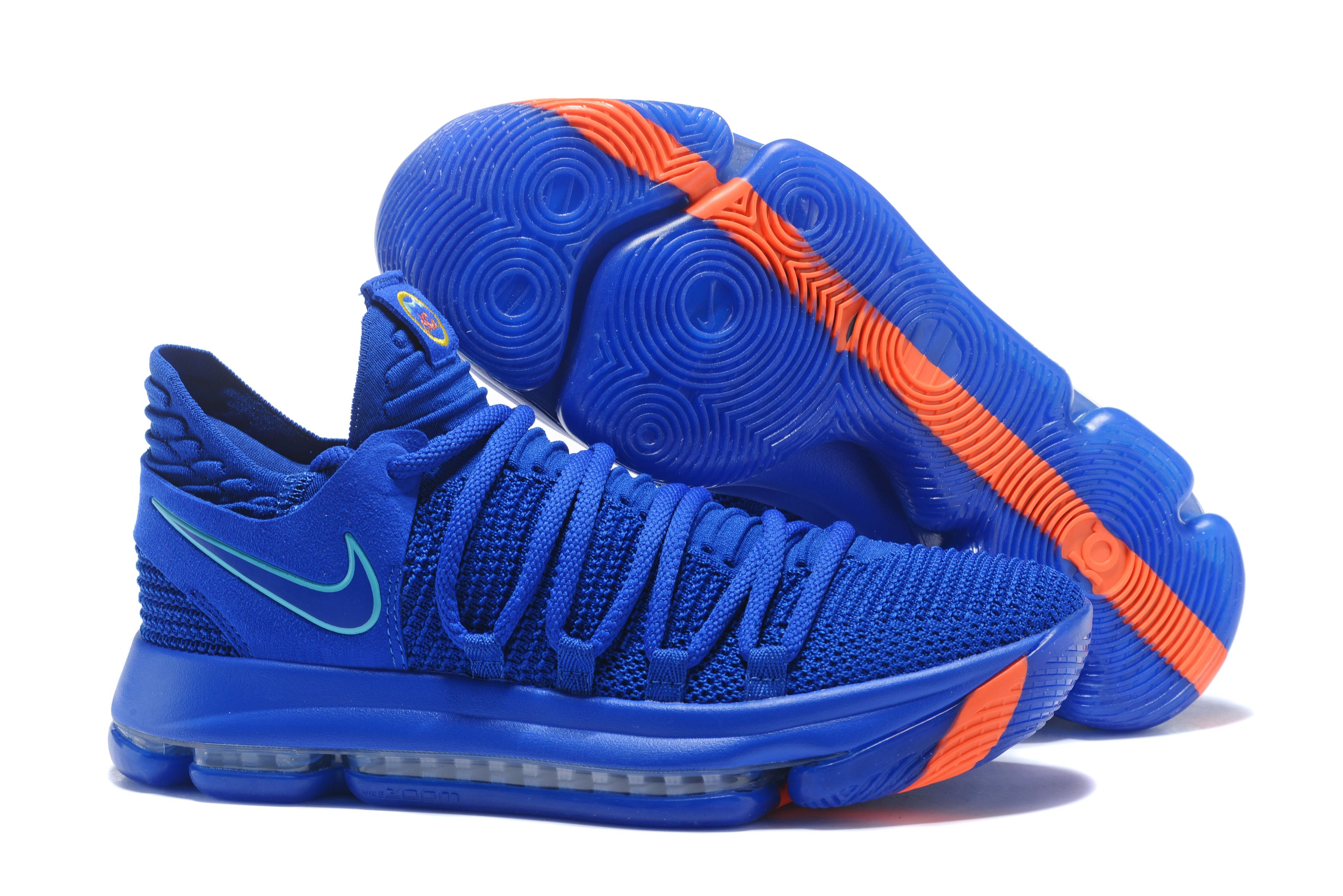 New Nike KD 10 All Blue Shoes
